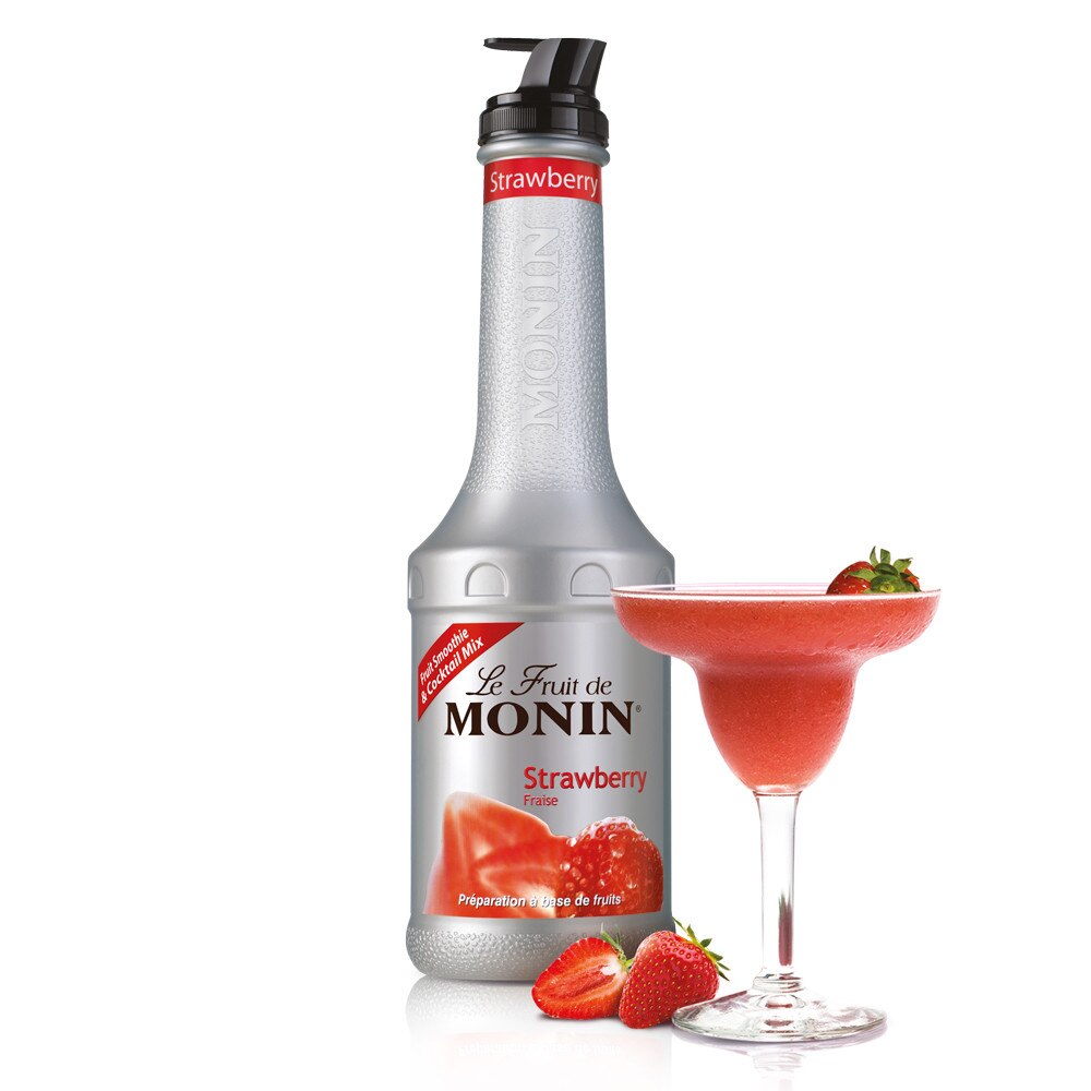 Monin Fruit Mix - Strawberry - 1L Plastic